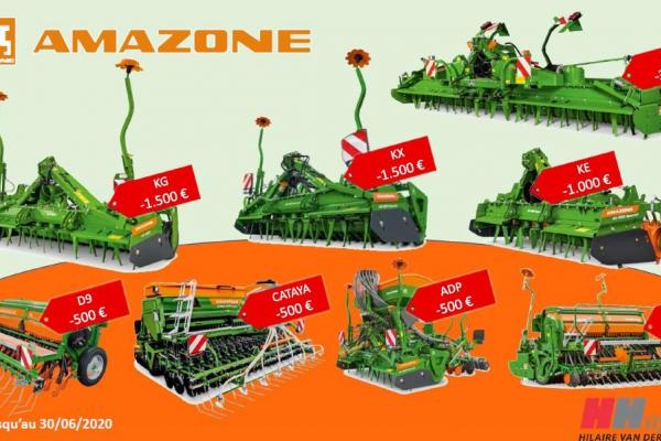 Les promotions sur les rotatives et semoirs AMAZONE continuent jusqu'au...